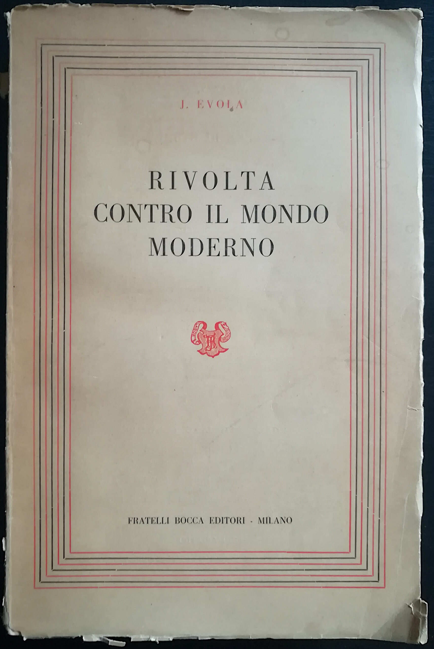 Rivolta contro il mondo moderno
