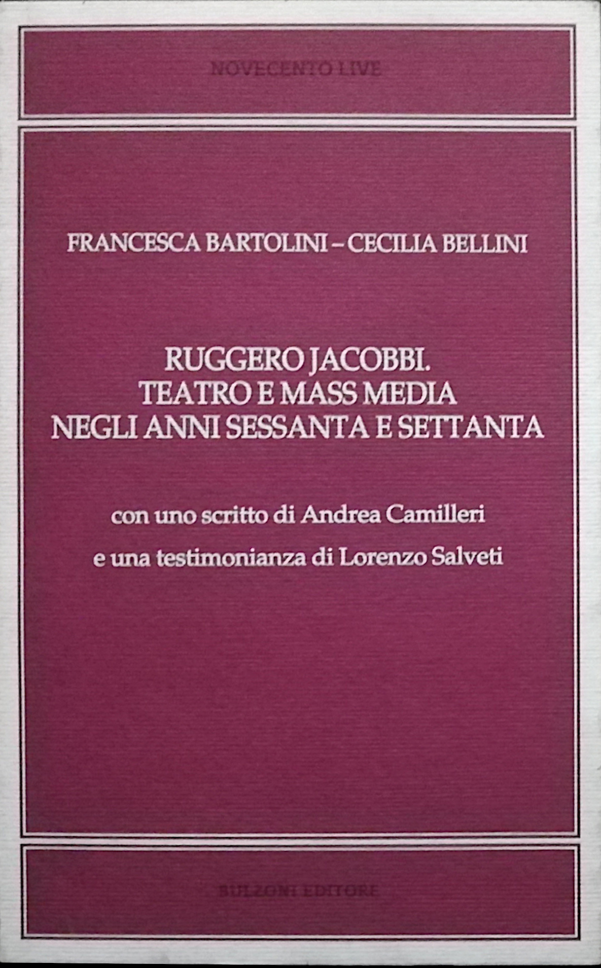 Ruggero Jacobbi. Teatro e mass media negli anni Sessanta e …