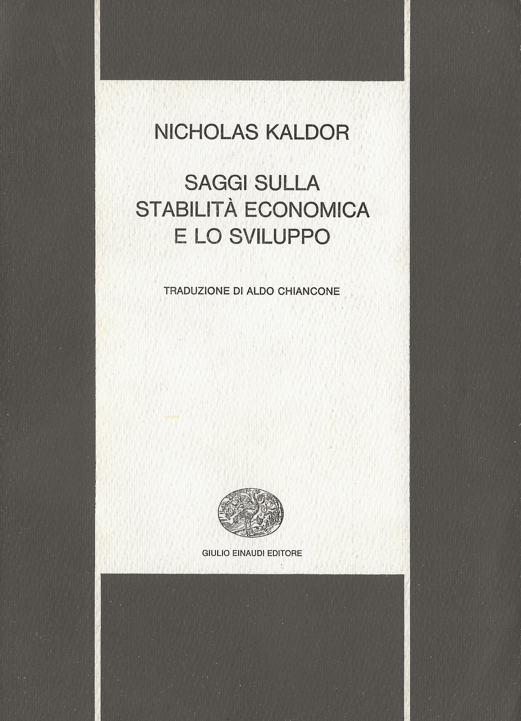Saggi sulla stabilità economica e lo sviluppo