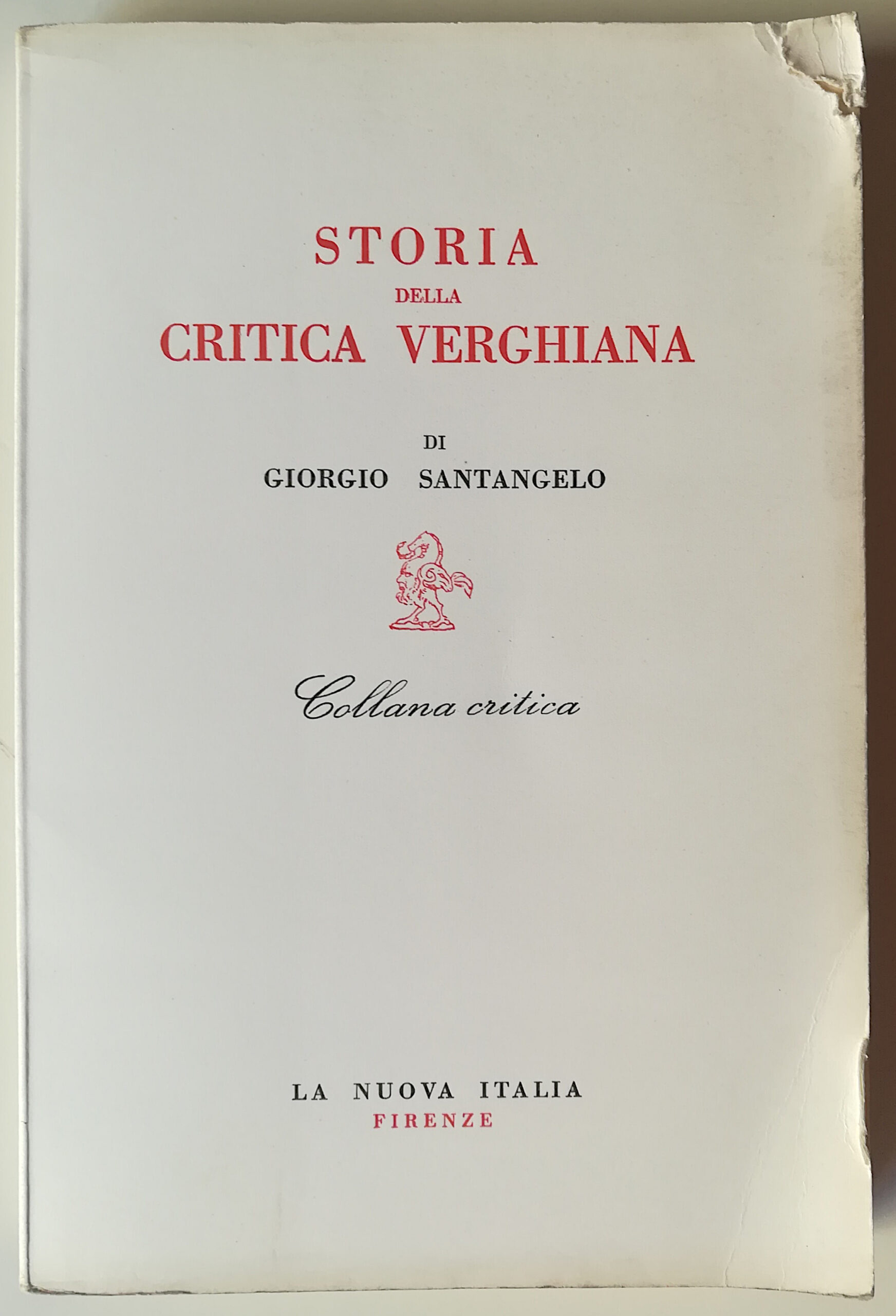 Storia della critica verghiana