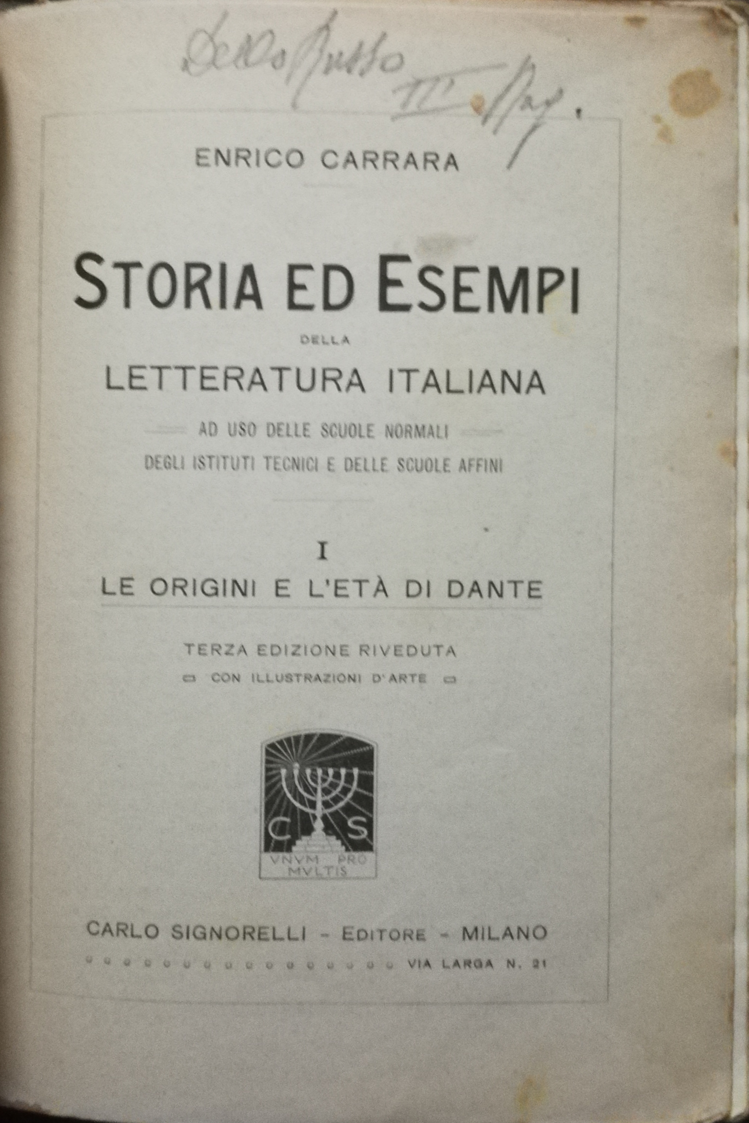 Storia ed esempi della letteratura italiana - ad uso delle …