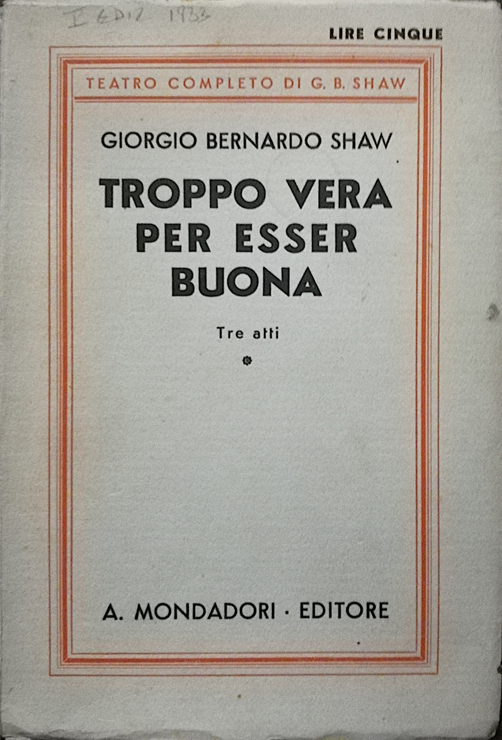 Troppo vera per esser buona