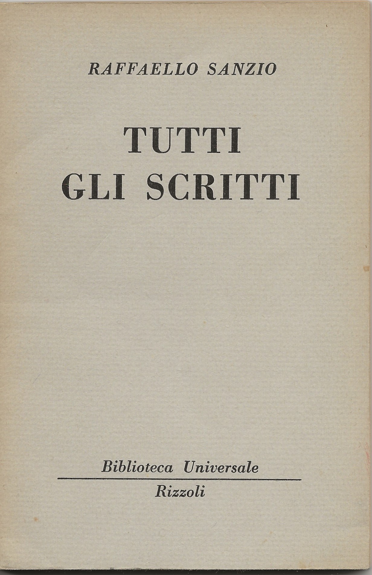 Tutti gli scritti