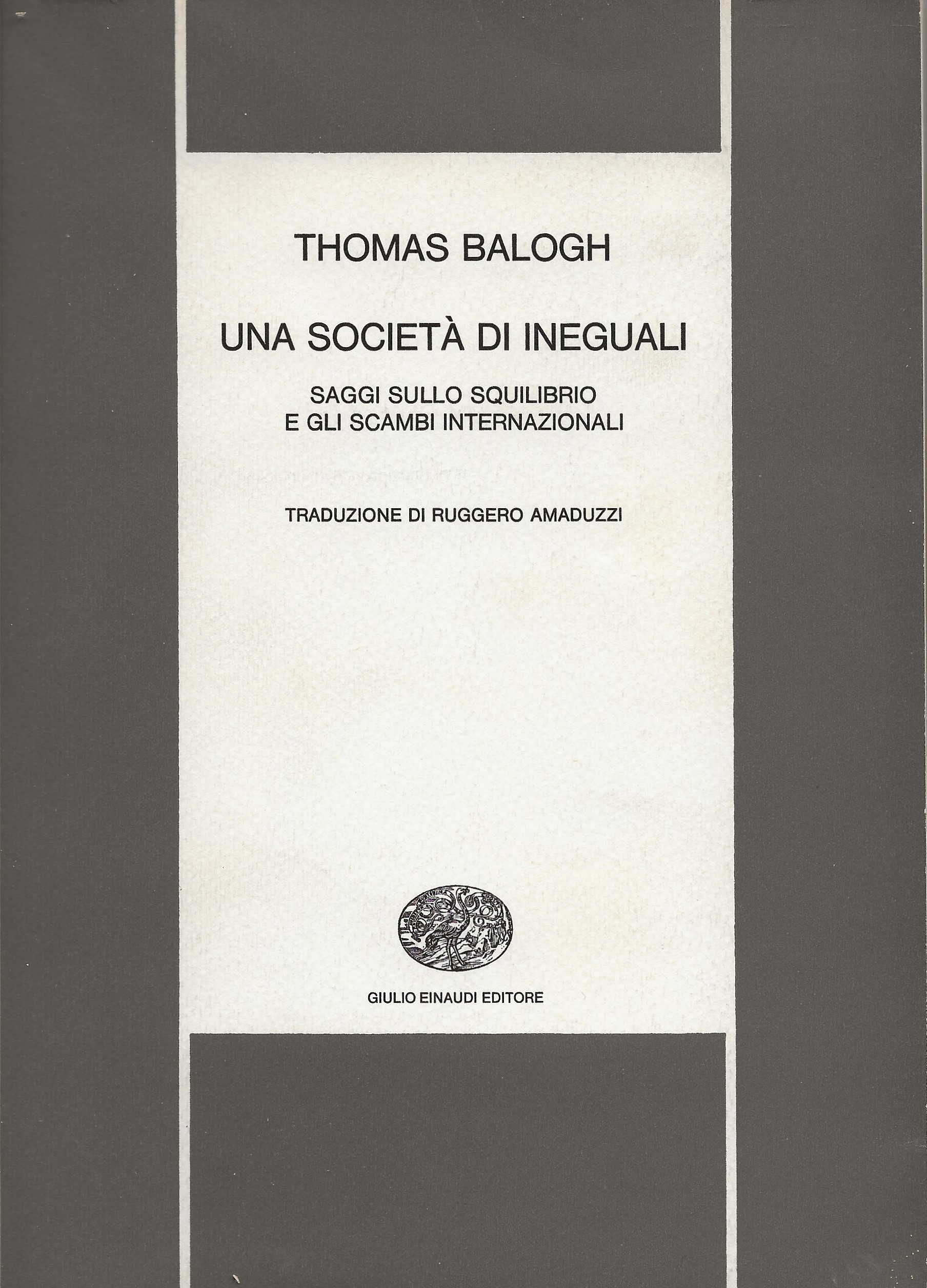Una società di ineguali - Saggi sullo squilibrio e gli …