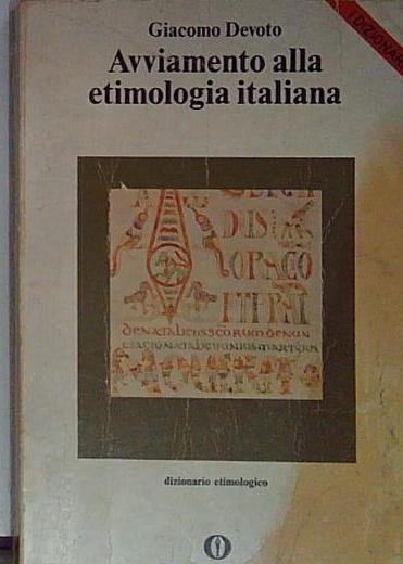 Avvio alla etimologia italiana