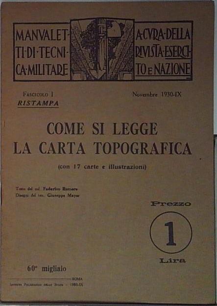 come si legge la carta topografica fasc 1 ristampa nov …