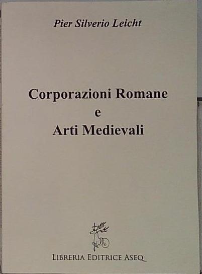corporazioni romane e arti medievali