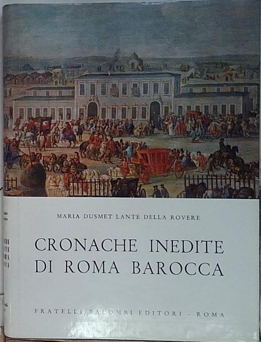 Cronache inedite di Roma barocca