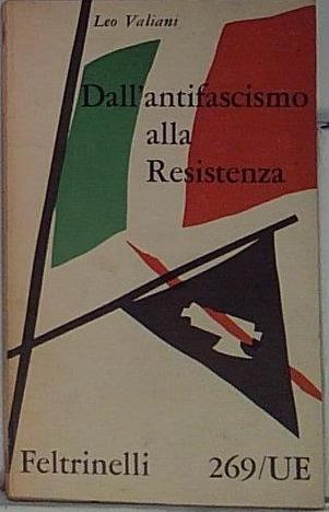 Dall'antifascismo alla Resistenza.