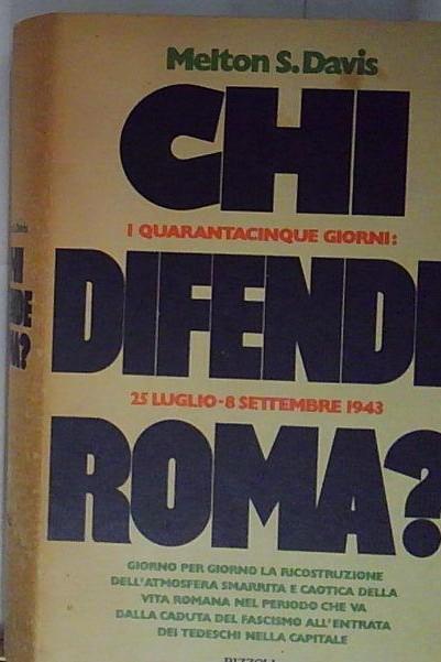 Davis CHI DIFENDE ROMA?
