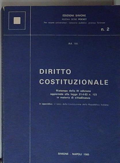 diritto costituzionale