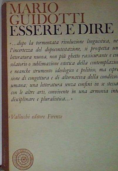 essere e dire