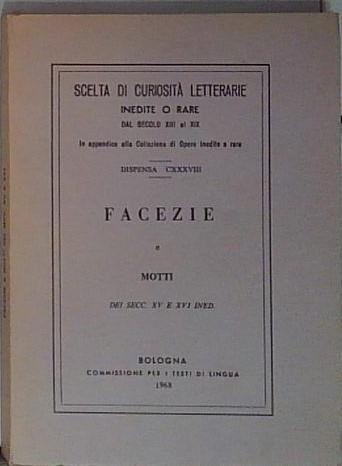 facezie e motti