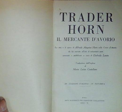 Horn TRADER HORN.