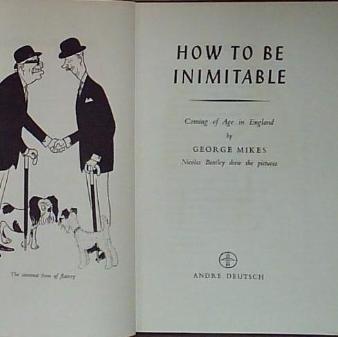 how to be inimitable