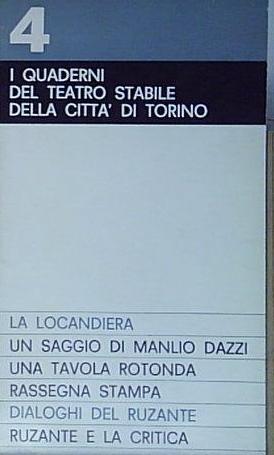 I QUADERNO DEL TEATRO STABILE DI TORINO 4