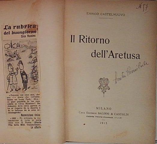 il ritorno dell'aretusa