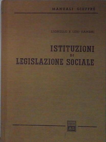 istituzioni di legislazione sociale