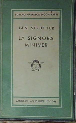 J 4023 LIBRO LA SIGNORA MINIVER DI JAN STRUTHER 1947