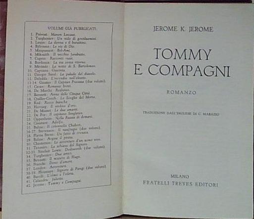 Jerome TOMMY E COMPAGNI treves
