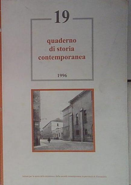L- QUADERNO DI STORIA CONTEMPORANEA 19- ACCETTONE- UB - -- …