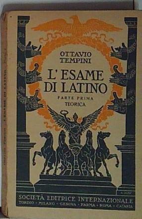 l'esmae di latino parte prima teorica