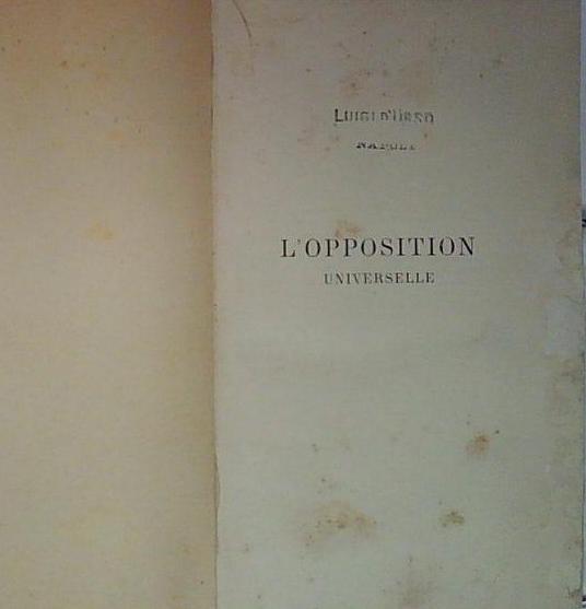 l'opposition universelle