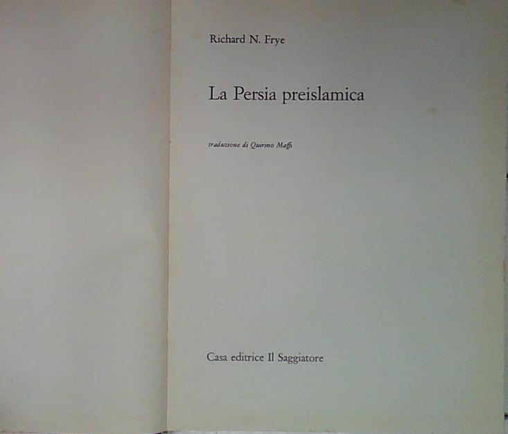 La Persia preislamica