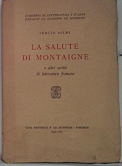 la salute di montaigne