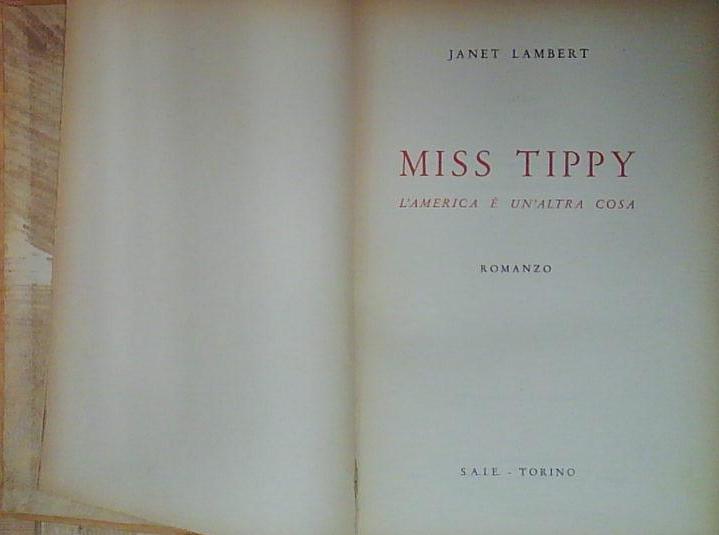 Lambert MISS TIPPY