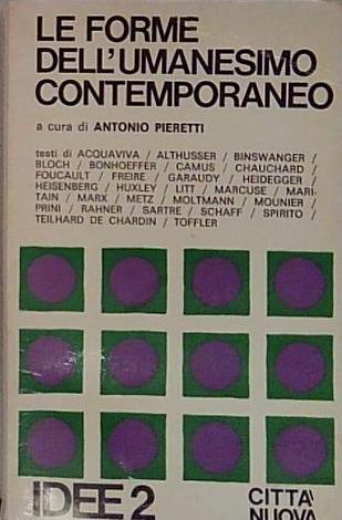 Le forme dell'umanesimo contemporaneo