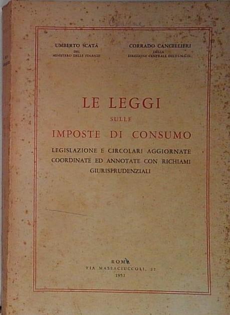 le leggi sulle imposte di consumo