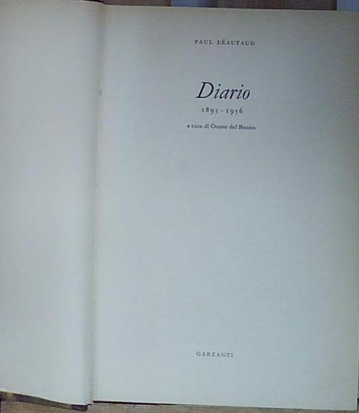Leutaud DIARIO 1895 1956