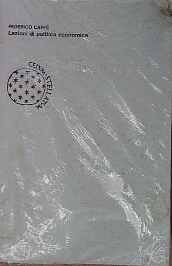 Lezioni di politica economica