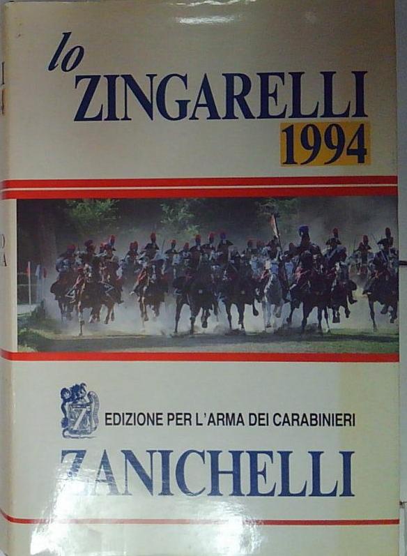 lo zingarelli 1994 edizione per l'arma dei carabinieri