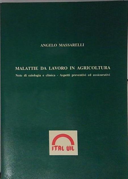 malattie da lavoro in agricoltura