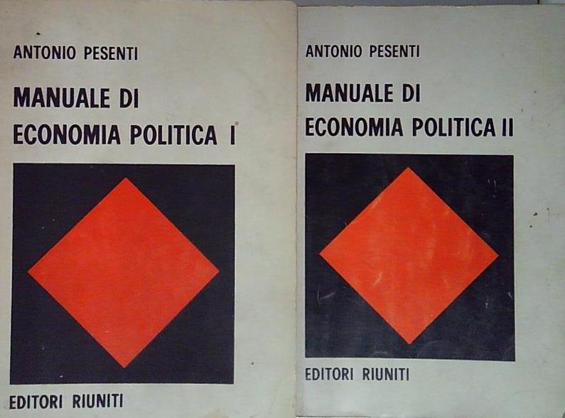 Manuale di economia politica I - II.