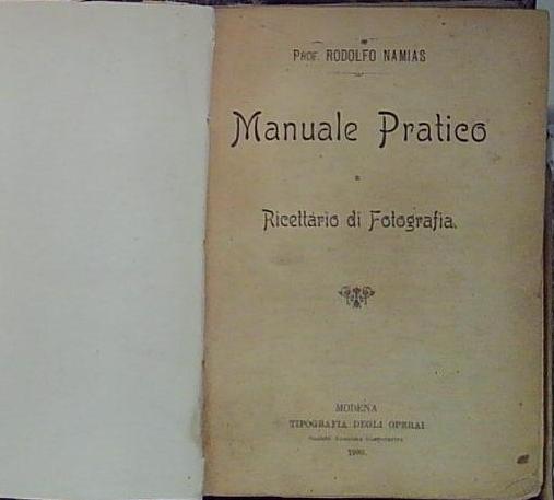manuale pratico ricettario di fotografia