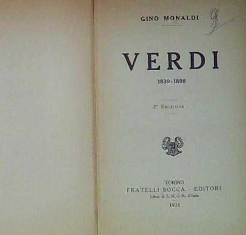 Mondaldi VERDI bocca 1926