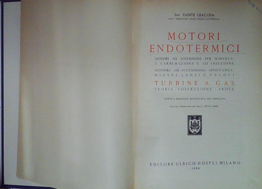 motori endotermici turbine a gas