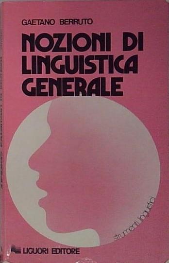 nozioni di linguistica generale