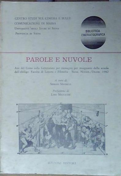 PAROLE E NUVOLE università siena biblioteca cinematografica