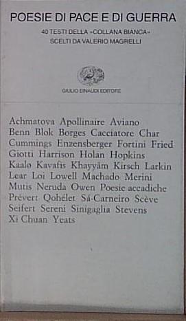 Poesie di pace e di guerra