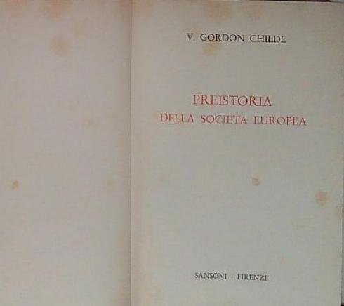 preistoria della società europea