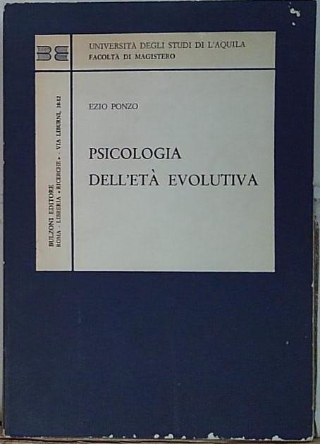 Psicologia dell'età evolutiva