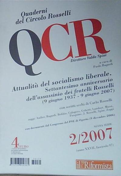 QC3 2/2007 Attuaità del socialismo liberale
