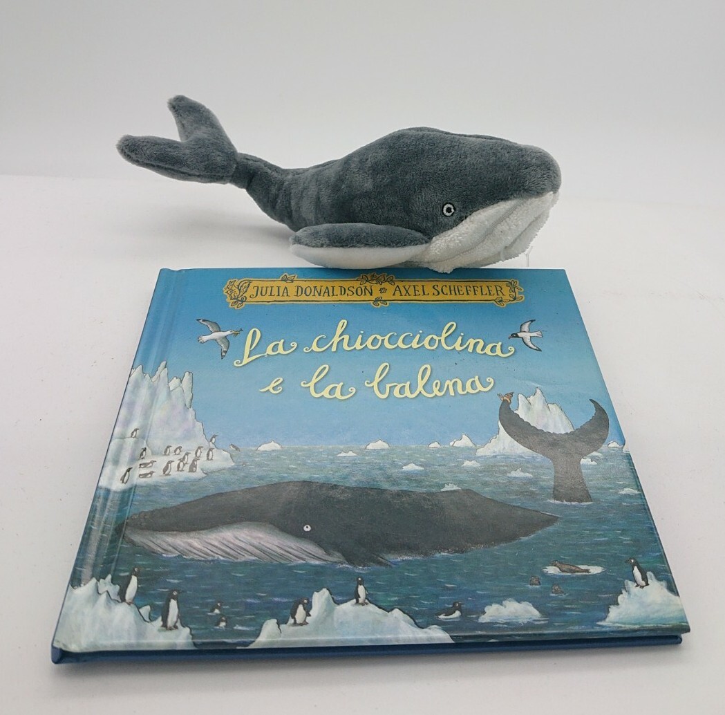RARISSIMO Donaldson Scheffler LA CHIOCCIOLINA E LA BALENA PELUCHE no …