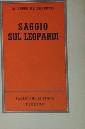 Saggio sul Leopardi