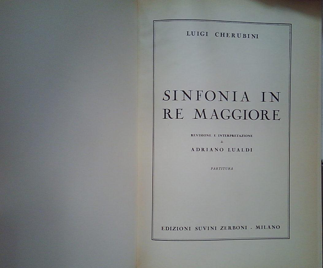 sinfonia in re maggiore