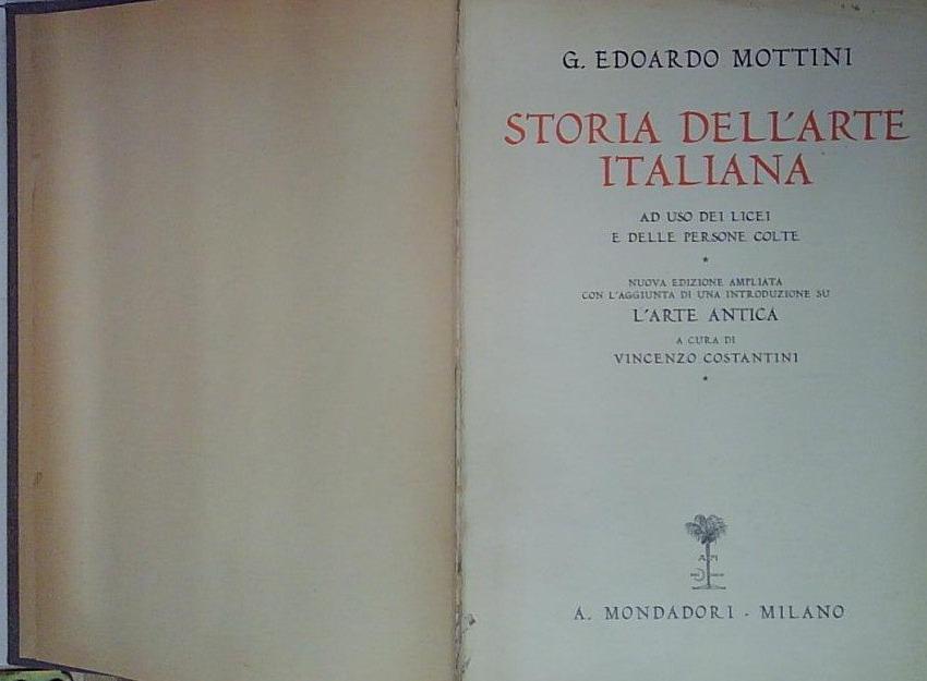 storia dell'arte italiana